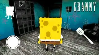 Playing as Spongebob in Granny's Old House! Mod Menu!