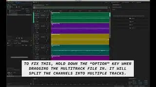 How to load a multitrack file with multiple channels into separate tracks in Adobe Audition