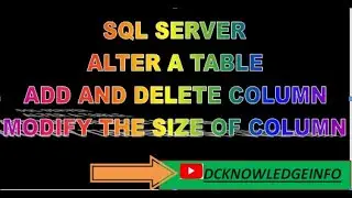 How to add and delete a column to a table in sql server Alter