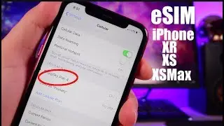 How To Activate eSIM on Dual Sim iPhone XR XS XS Max International Travel Data with GigSky!