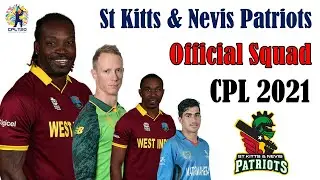 CPL 2021 | St Kitts & Nevis Patriots Official Team Squad CPL 2021 | SKNP Players List CPL 2021