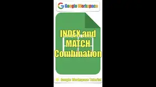 INDEX and MATCH combination