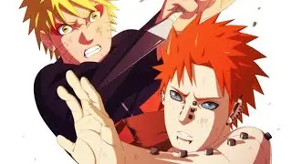 KYUUBI VS PAIN - Kyuubi domina naruto e luta contra Pain e Minato Namikaze Yondaime Hokage Aparece !