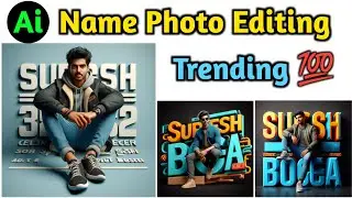 Instagram Trending Ai generated 3D Name Photo Editing || Ai Name Photo Editing