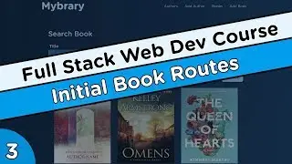 Books Index/Create/New Routes - Node.js/Express/MongoDB Course #3