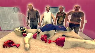 Ice Scream 8 vs Granny vs Grandpa funny animation 286
