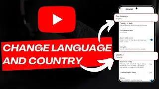 Change YouTube Language and Country on Mobile