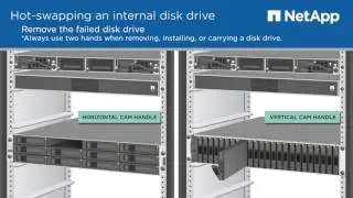 Hot-swapping an internal disk drive