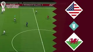 USA vs Wales World Cup 2022  - PES 2021