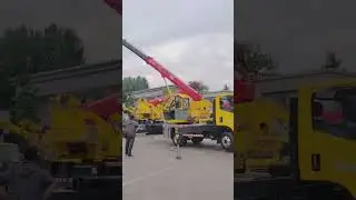 5 ton heavy duty blue brand truck crane, 26m full arm crane, 1500 catties rear side crane, 20m away