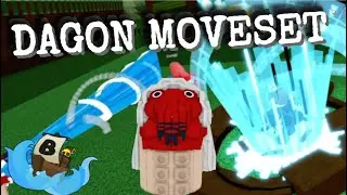 Dagon Moveset Showcase | BUILD A BOAT FOR TREASURE