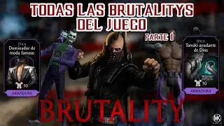 TODAS LAS BRUTALITYS PARTE 1 | Mortal Kombat Mobile