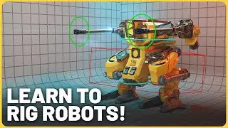 Animating and Rigging Robots in Blender 3D
