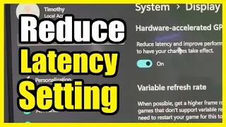 How to Reduce Latency & Increase Performance on with Setting on Windows 11 PC (Fast Tutorial)