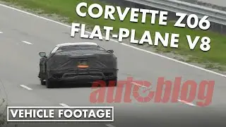 Chevrolet Corvette Z06 spy video captures Ferrari-like wail of its flat-plane V8