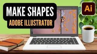 How to Use Adobe ILLUSTRATOR // Make Shapes w/ Color Swatches Tutorial