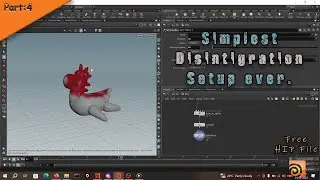 Houdini Disintegration with Attribute Transfer | Part 1 on static geometry disintegration tutorial