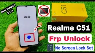 Realme C51 Frp Unlock - Without Pc | New Method 2024 | No Screen Lock Set | (RMX3830) Frp Bypass