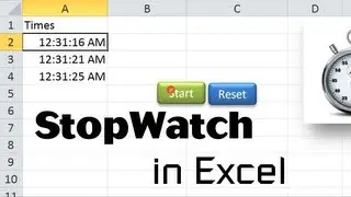 Excel VBA Tips n Tricks #18 Stopwatch in Excel