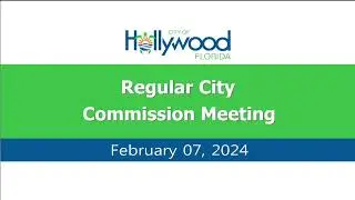 Regular City Commission Meeting 2.7.2024