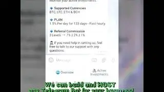 Telegram Bot SCRIPT: Launch A Money Making Bot