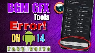 Struggling with BGM GFX Tool Error on Android 14?  || Tech Wash