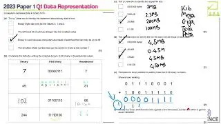 OCR GCSE Computer Science Paper 1 2023