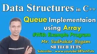 Queue Implementation Using Array | Implementation of Queue using Array with Program | Data Structure