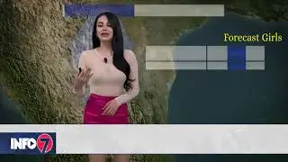 Yuli Castillo - en mini falda fucsia y blusa color piel