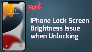 iPhone 13 Pro Max, 13 Pro & 13 Lock Screen Brightness Issue when Unlocking