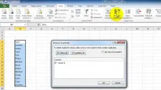 Remove Duplicates in Excel