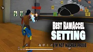 Raw Accel free fire | Only Headshot Settings | No recoil setting