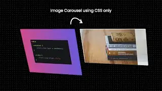 How to create an Image carousel using CSS only