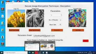 Secure Image Encryption Technique Using Matlab #steganography #mail #finalyearprojects