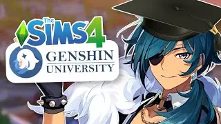 MY GENSHIN COLLEGE SIMS ALMOST DIED?! 🎓 Genshin University