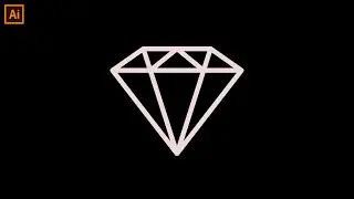 How To Draw A Simple Diamond In Adobe Illustrator cc