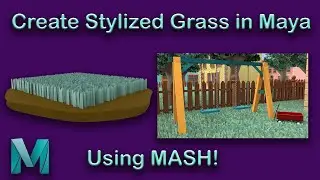 Create Stylized Grass in Maya using MASH