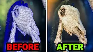 BEFORE & AFTER: Long Horse - Darkest of Dreams (Horror Skunx)