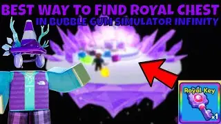 How To Find ROYAL CHEST FAST In BUBBLE GUM SIMULATOR INFINITY..