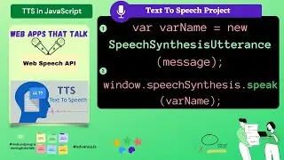 Text to Speech project in javascript | Web Speech API | News App with Text to speech Module