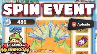 Getting LUCKY In The Spin Event! Legend Of Mushroom