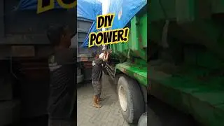Only in Trucker Life – Wild Start-Up Hack! 🛠️🚛 