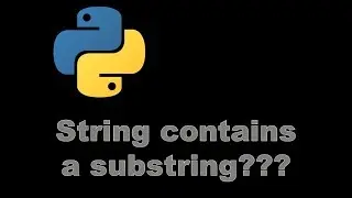 How To check if string contains a substring - Python