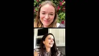 Danielle Panabaker Instagram live with Elizabeth Tulloch | Arrowverse | Superman and Lois | Cwverse