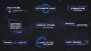 HUD Titles V2 Final Cut Pro Templates