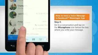 How to send Voice Messages on Facebook® Messenger App