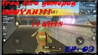 free fire gamepay 14 kills clash squad #3ep# ashish gaming