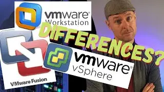 VMware Products...Workstation vs vCenter Server vs ESXi vs Fusion