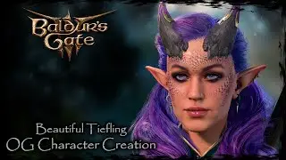 BALDUR'S GATE 3 || Beautiful Tiefling [Original Character #213] - Female Character Creation