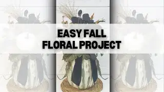Easy Fall Floral Pumpkin Tutorial | DIY Home Decor